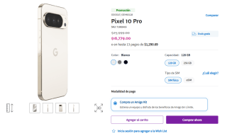 Google Pixel 10 Pro 128GB por $16,779 | Telcel