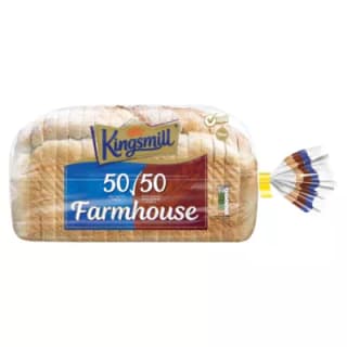 Kingsmill 50/50 Farmhouse Bread 800g – £1