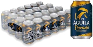 El Aguila Dorada Cerveza Lager Especial Pack Lata, 24 x 33cl por 11.76€