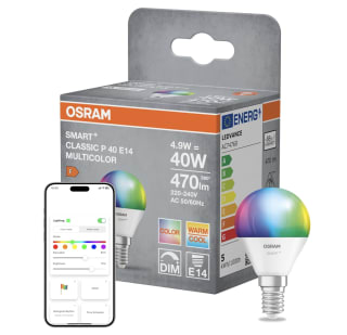 OSRAM bombilla LED Smart+ Matter E14 RGBW por 14,95€