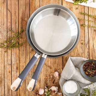 BRA Master set 2 sartenes acero inoxidable 24-28cm por 34.49€