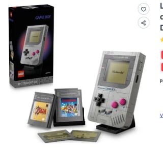LEGO Game Boy + LEGO Tijdmachine uit Back to the Future voor €47,99