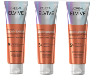 3 Botes de L'Oréal Paris Elvive Growth Booster Acondicionador Anticaída 150ml 6.94€