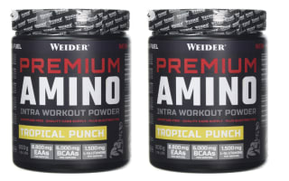 2 Botes de Weider Premium Amino Powder, Tropical por 35.98€