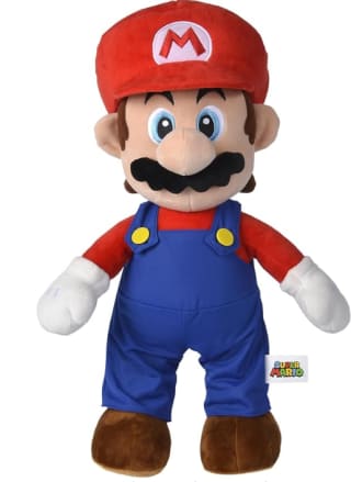Simba Toys ESPAÑA, S.L. Peluche Gigante de Mario Super Mario 50 cm por 17.56€