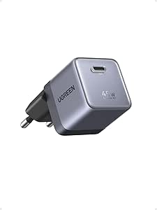 UGREEN Nexode Mini Cargador USB C Carga Rapida PPS 45W 1C GAN Enchufe USB por 15,99€