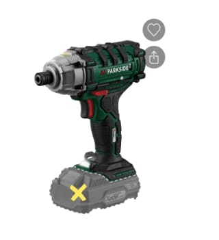 PARKSIDE® Accu-slagmoersleutel 20 V zonder accu en lader voor €19,99 bij de Lidl