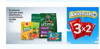 3×2 en sección Mascotas en Carrefour