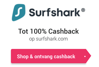 100% cashback op een Surfshark abonnement via CashbackXL