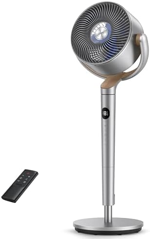 DREO 23dB silent pedestal fan à 93,49€