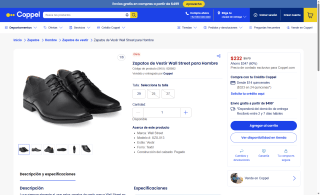 Zapatos Wall Street Talla 29 por $232 | Coppel