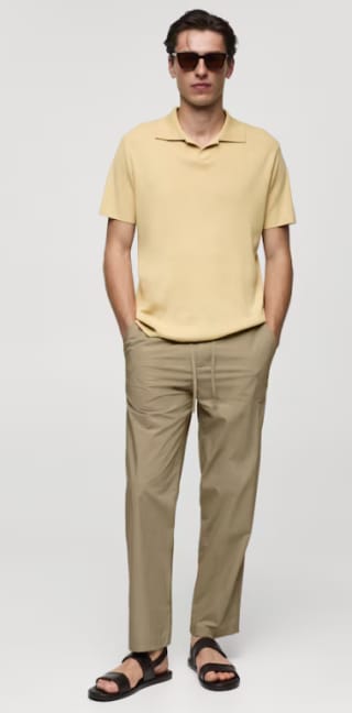 Pantalón de algodón con cordón por 8.99€