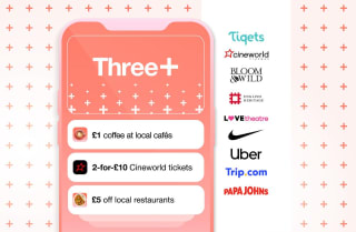 Cineworld adult standard 2D ticket for £5 at Three