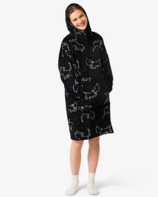 Takkie en Siepie damesnachthemd fleece voor €15 bij de hema