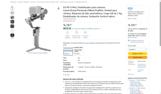 DJI RS 4 Mini por $4,720 | Amazon (BBVA)