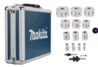 Makita gatenzagenset 16-Delig, voor €55,90 bij Ibood