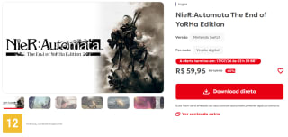 NieR:Automata The End of YoRHa Edition por $200 | Nintendo Brasil