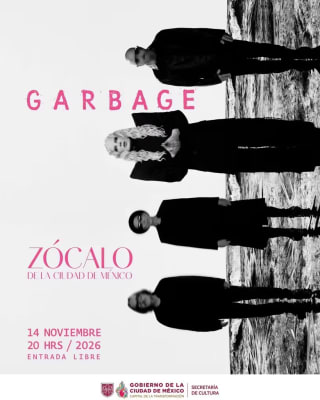Concierto de Garbage Gratis en el Zócalo (CDMX) — 14 de noviembre