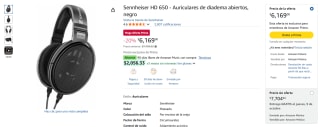Audífonos Sennheiser HD 650 en $5,552 | Amazon (Banamex)
