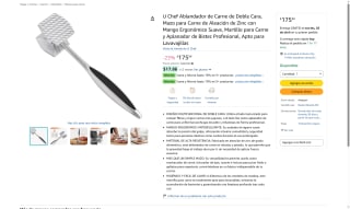 Chef Ablandador de Carne por $176 | Oferta Amazon