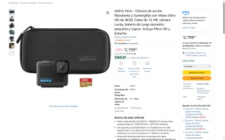 GoPro Hero 12MP 4K30 por $2,799 | Oferta Amazon