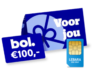 2-jarig abonnement bij Libera met bol.com cadeaukaart t.w.v. €100 vanaf €2 p.m