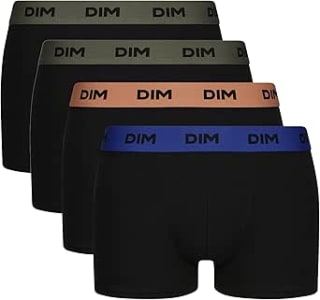 Boxer Dim Homme Mix and Colors Coton Stretch x4 à 22,80€