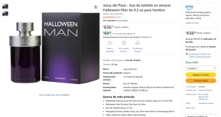Agua de Tocador Halloween Man 124ml por $636 | Oferta Amazon