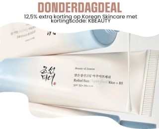 12,5% extra korting op Korean skincare bij Haarshop