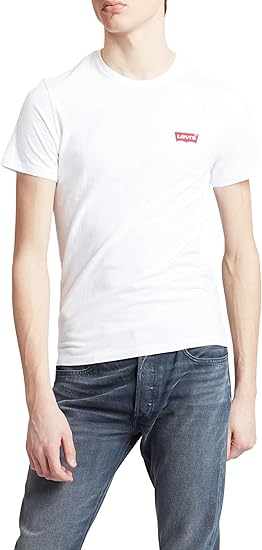 Levi's Men's 2-Pack Crewneck Graphic Tee T-Shirt - Slim Fit XXL