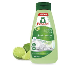 Frosch gel lavavajillas a máquina todo en 1 con limón verde 650 ml por 5,20€