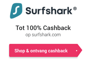 100% cashback op een Surfshark abonnement via CashbackXL