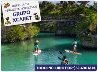Paquete Xcaret todo incluido por $52,490 en Costco