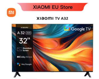 Xiaomi TV A 32, Tamaño compacto con pantalla colorida, sonido dinámico por 79.37€