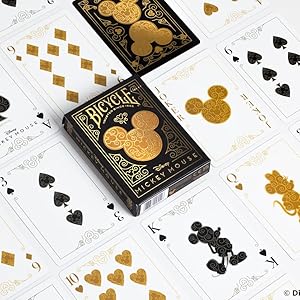 Bicycle Mickey Gold & Black. Baraja Premium para coleccionistas Naipes por 10.45€