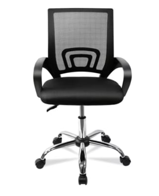 T-LoVendo Silla de Oficina Ergonómica con Ruedas y Soporte Lumbar por 22.38€