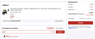 Opvouwbare bolderkar voor €29,39 bij Joybuy