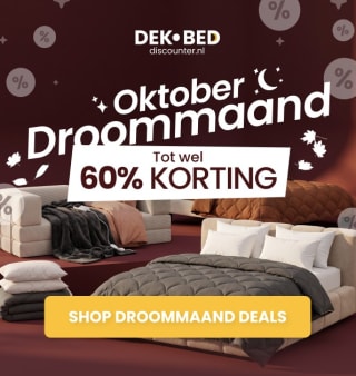 Dekbedovertrekken (en meer) vanaf €4,95 bij Dekbeddiscounter