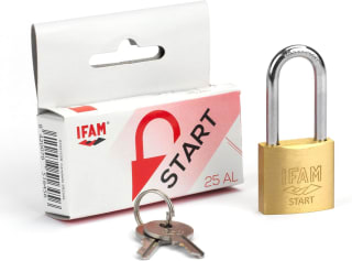 IFAM Candado Antirrobo SR25AL Gama Start, 25 mm, Arco Largo por 3,48€