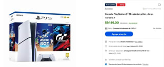 PS5 1TB con 2 Juegos por $7,469 | Oferta Walmart (BBVA)