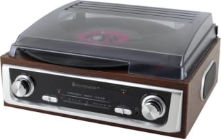 Soundmaster PL196H platenspeler met radio en ingebouwde speakers voor €38,99 bij Bol