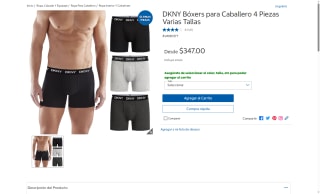 Boxers DKNY 4 Piezas por $347 | Oferta Costco