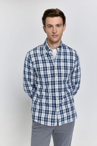Camisa a cuadros relaxed fit Pedro del Hierro por 15.99€