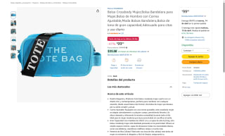 Bolso Crossbody Mujer DSGNDZLE por $99 | Oferta Amazon