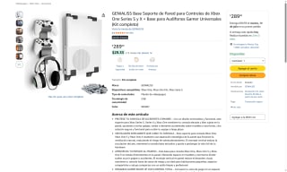 Soporte Pared para Xbox One y Serie S/X por $289 | Oferta Amazon