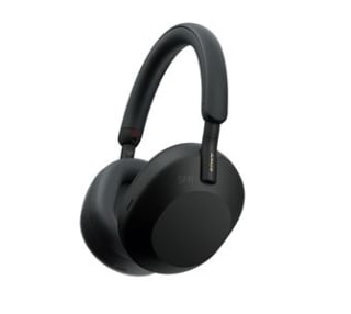 Casque audio arceau sans fil Sony WH1000XM5 noir à réduction de bruit à 269,99€