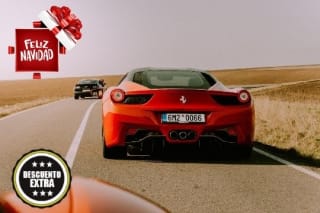 Ruta de 7km con un Ferrari F430 o un Lamborghini en Navidad por solo 36€