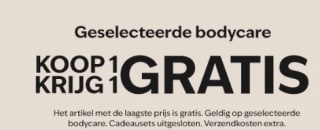 1+1 gratis op geselecteerde bodycare bij bathandbodyworks