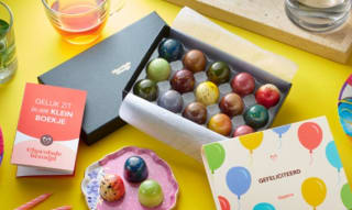 20% korting op alle verjaardag- en geboortechocolade bij Chocoladebezorgd
