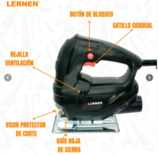 Sierra Caladora 400w 3000 Rpm Cuchillo 55mm LERNEN Rebaja $16.990 en Sodimac, Cl